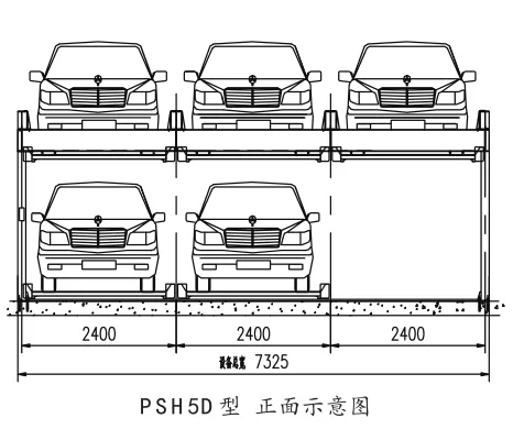 PSH5D型正/側(cè)麵、頫視示意(yi)圖